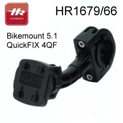 Motorradhalter Fahrradhalter HR 1679/66 BIKE MOUNT 5.1-4QF + 4 Quick-Fix 4Q mit Schraubbefestigung f