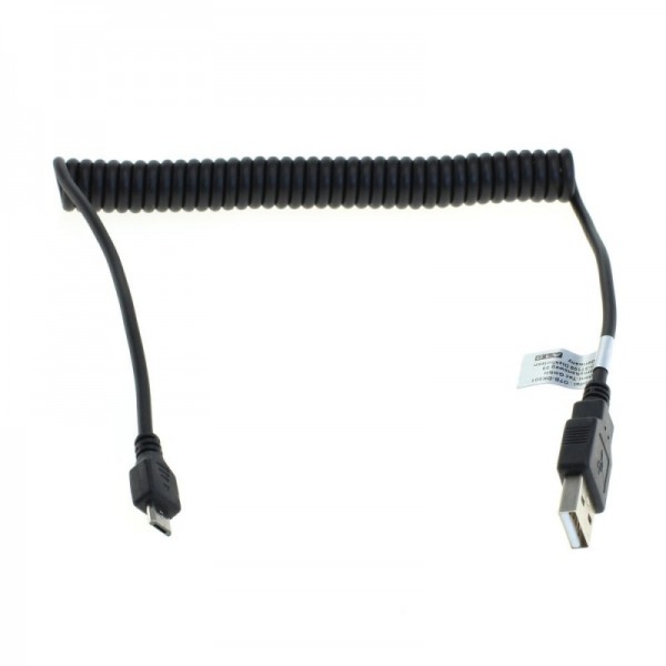 USB Ladekabel Spiral f. Google Nexus 10