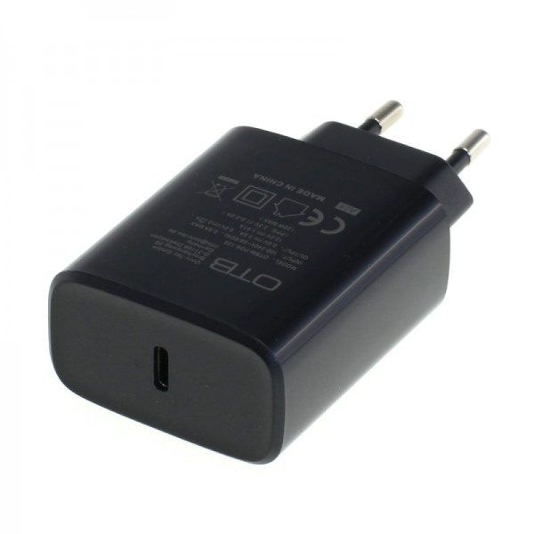 Chargeur USB-C noir pour Apple iPhone XS Max