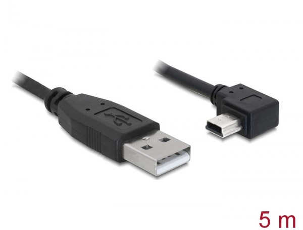 USB Ladekabel Datenkabel abgewinkelt 5m f. Navigon 2100 max